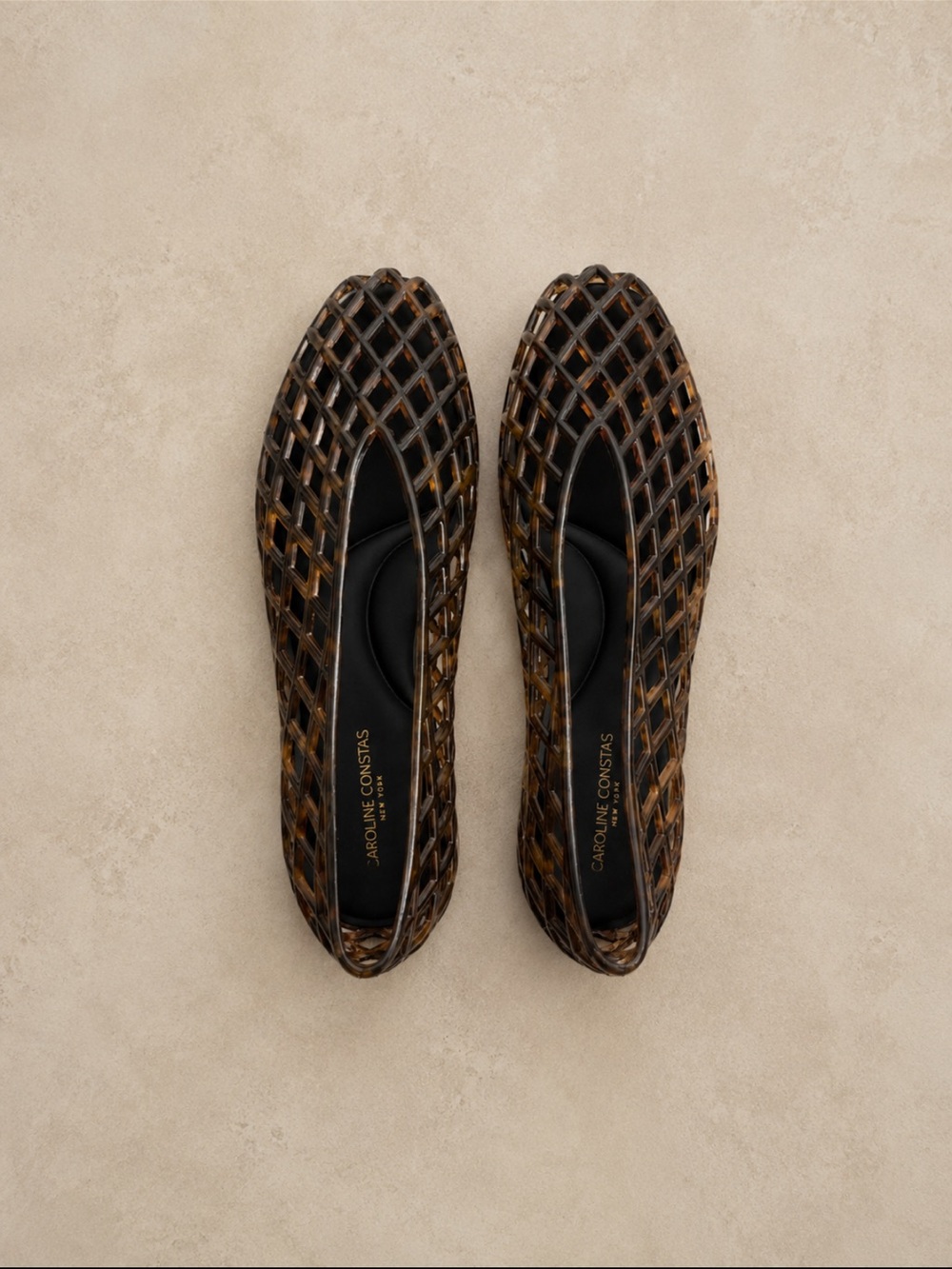 Caroline Constas jelly flats